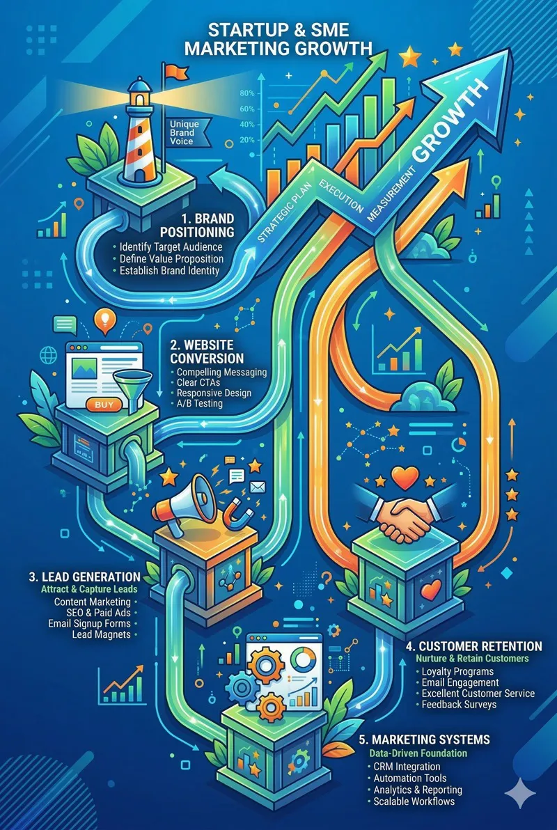5 main pillars for strategic growth